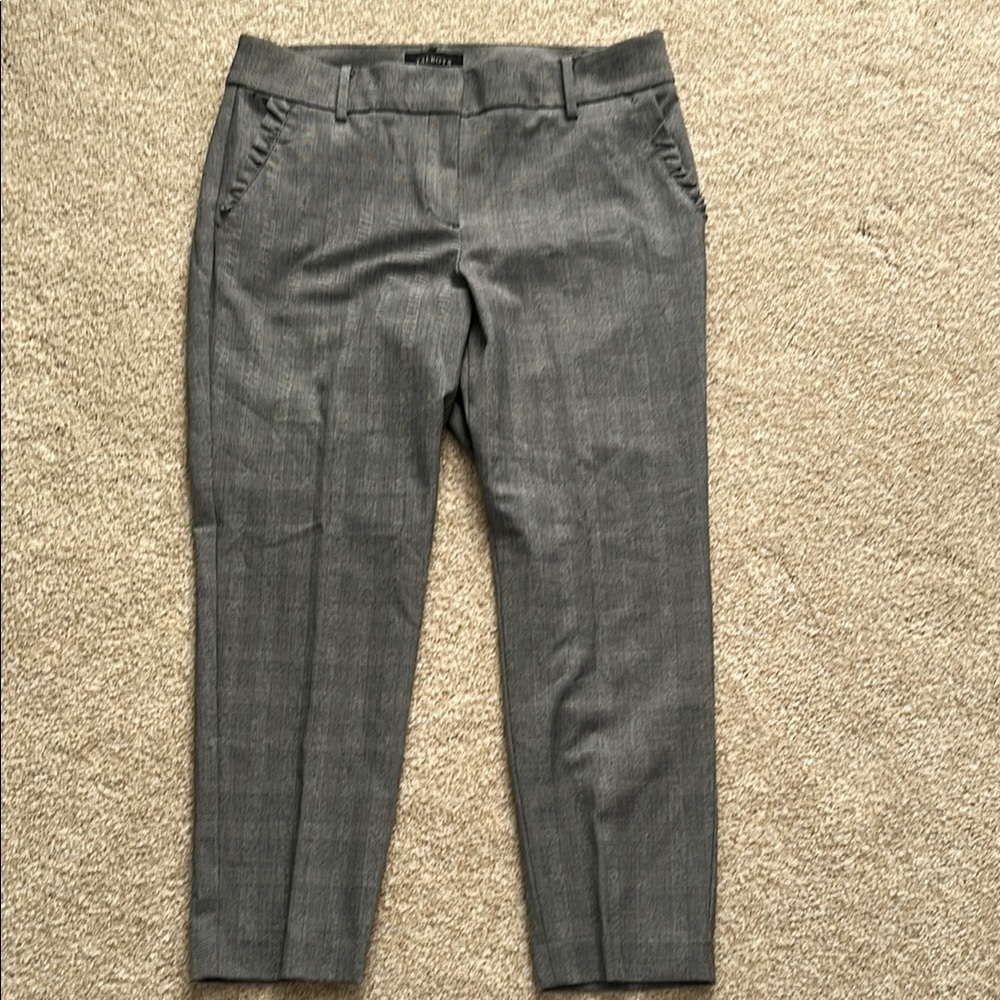 Women’s gray plaid Talbots pants